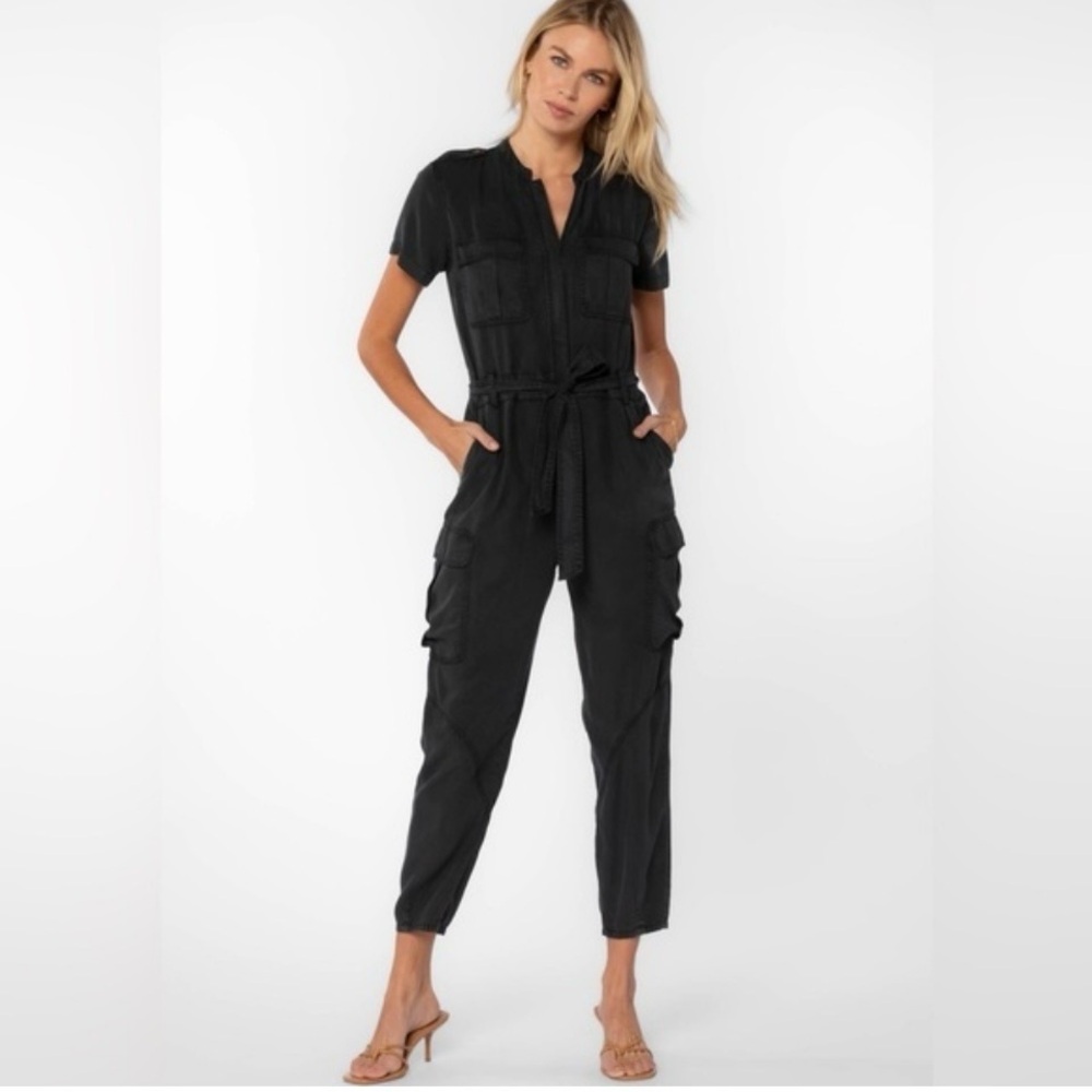 Velvet Heart Charcoal Jumpsuit